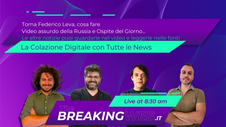 Torna Federico Leva, cosa fare? Video assurdo della Russia e Ospite del Giorno