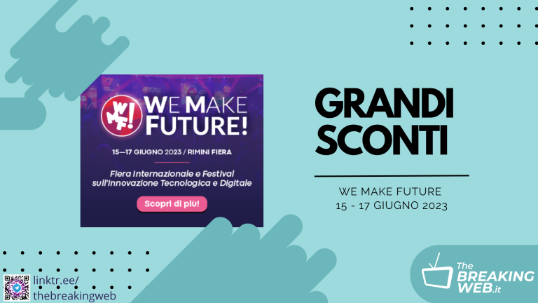 Sconto per il We Make Future 2023