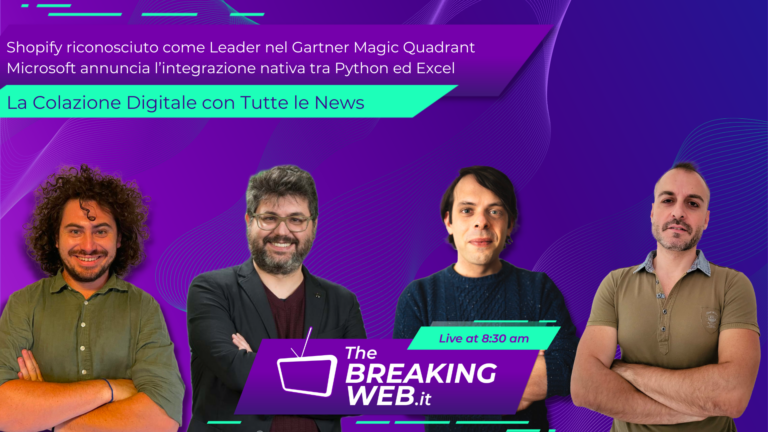 Shopify riconosciuto come Leader nel Gartner Magic Quadrant Microsoft annuncia l’integrazione nativa tra Python ed Excel