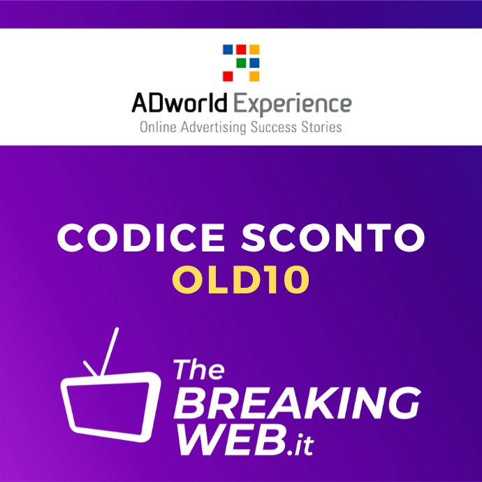 ADWorld Experience Codice Sconto